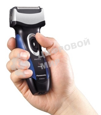 Электробритва сетчатая Panasonic ES6002 реж.эл.:3 питан.:аккум. черный/синий