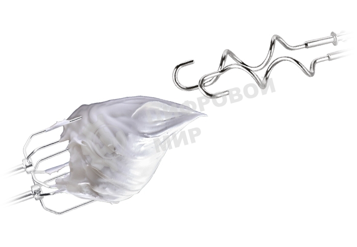 Миксер ручной Centek CT-1118 хром/вишня 350 Вт, 5 скоростей+турбо, взбивание/замешивание