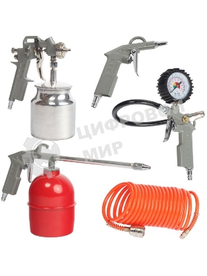 Компрессор Patriot EURO 24-240K + набор пневиоинструмента KIT 5В1.5кВт 220В 240л/мин 24л