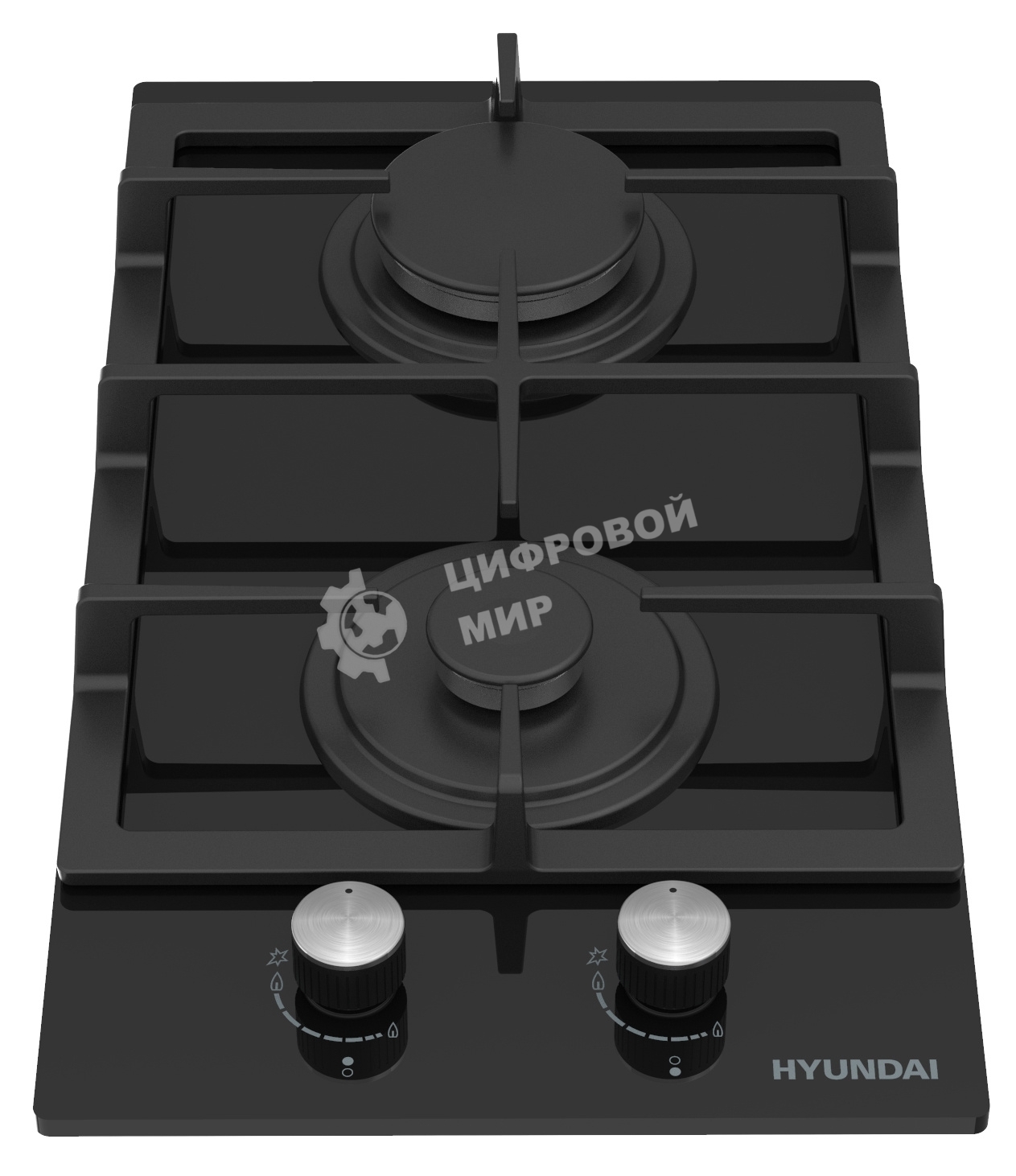 Газовая варочная панель Hyundai HHG 3235 BG черный