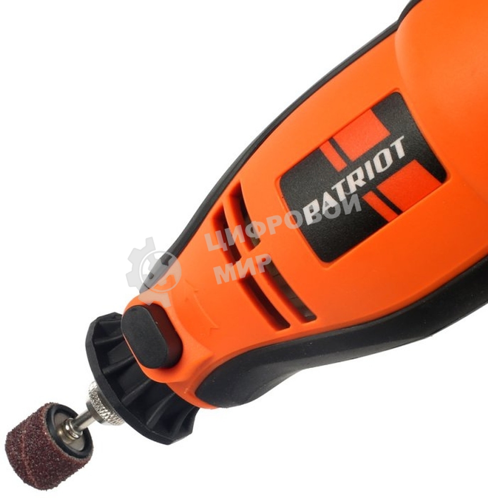 Прямошлифовальная машина (гравер) PATRIOT EE 160с гибким валом, 160Вт, 40 насадок в комплекте, кейс