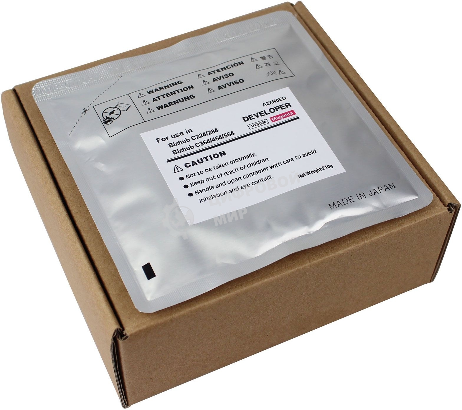 Девелопер CET CET8127 (A2XN0ED) для Konica Minolta Bizhub C224/C284/C364/C454/C554 590000 стр.