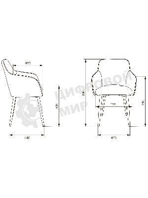 Кресло Бюрократ CH-380F молочный, ткань