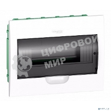 Бокс СП EASY9 встраив. с прозрачной дверью 1ряд 12мод. SchE