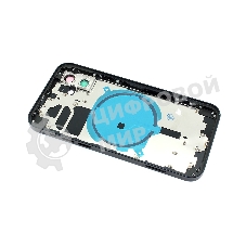 Задняя крышка (корпус) в сборе с рамкой для Apple iPhone 12 черный