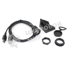 Кабель USB 2.0 двойной для монтажа на корпус 1 м влагозащищенный