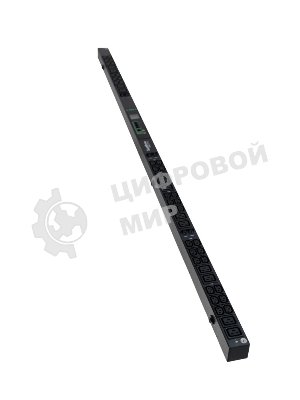 БРП Uniprom, с мониторингом, 0U, 400В, 3Ф, 32A, 36xC13 12xC19, 3м кабель, IEC309