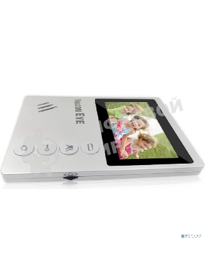 Видеодомофон Falcon Eye VISTA цветной, подключение 2-х вызывных панелей, без трубки (Hands Free), управление электрозамком, цвет корпуса: белый, нап