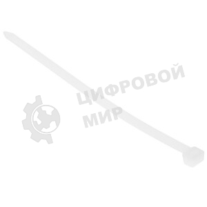 Стяжки Cablexpert NYT-200x7.6 пластиковые 200 мм х 7.6 мм, белые (100 шт.)