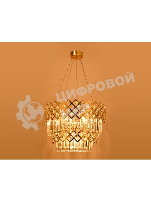 Светильник Ambrella light TR5275/8 GD/CL золото/прозрачный E14/8 max 40W D520*880