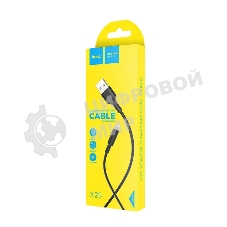 Кабель USB 2.0 HOCO X25, AM/Lightning M, черный, 1м
