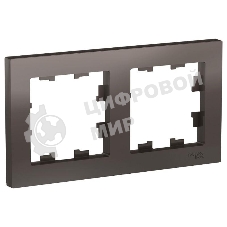 Рамка 2-м AtlasDesign универс. мокко SchE ATN000602