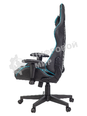 Кресло игровое A4Tech X7 GG-1200 черный/голубой искусственная кожа крестовина пластик