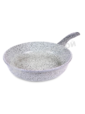 Сковорода НЕВА МЕТАЛЛ ПОСУДА 2326 Карелия д.26 Диаметр изделия: 26 см. Высота бортов: 6,8см. Толщина дна: 6 мм. Толщина стенок: 4мм. Диаметр дна: 18см. Цвет: натуральный природный камень. Линия 