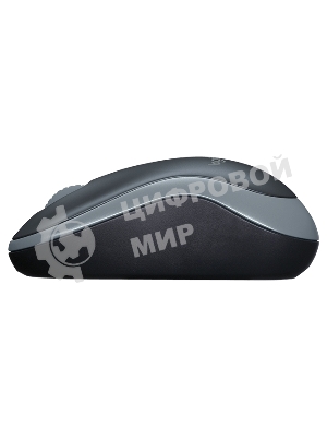 Мышь беспроводная Logitech M185 серый/черный, 1000 dpi, радиоканал, USB, кнопки - 3