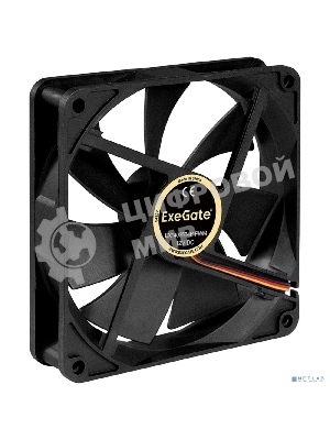 Вентилятор для корпуса ExeGate EX14025S3P черный, 140 мм, 1200 об/мин, 24 дБ, 3 pin
