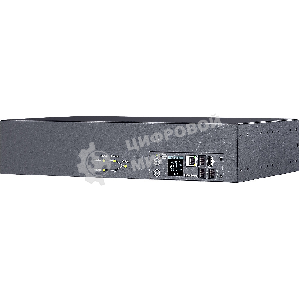 Блок распределения питания ATS CyberPower PDU44302 2U type, 32Amp, plug IEC 309 32A, (16) IEC 320 C13 (2) IEC 320 C19