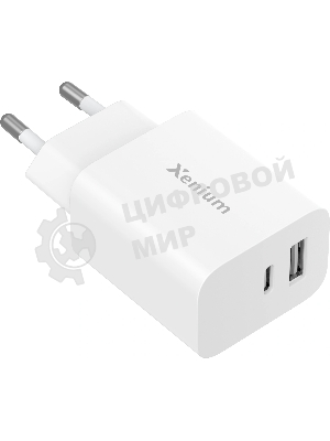 Сетевое зарядное устройство Xenium X302 30W 3A (PD+QC) (CCX3020W/00)