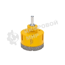 Коронка алмазная профессиональная по керамограниту и железобетону Kranz М14, вакуумное спекание, 70 мм, для УШМ