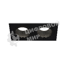 Встраиваемый точечный светильник Ambrella light TN102832/2 BK/BK черный/черный GU5.3/2 178*93*50