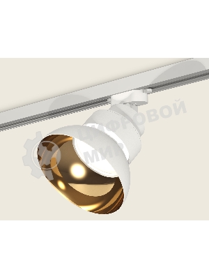 Светильник Ambrella light XT8101201SWH/PYG/CL белый песок/золото желтое полированное/прозрачный GX53