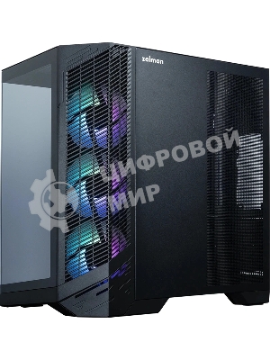 Корпус ZALMAN D50, ATX, BLACK, WINDOW, 2x3.5