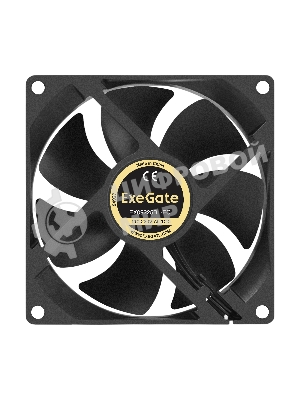 Вентилятор EC ExeGate EX09225BL-EC (Electronically Commutated, 110-220V AC/110-220V DC, 92x92x25, 2-Ball (двойной шарикоподшипник), провод 30 см, 2700RPM, 31dBA, 56,5CFM)