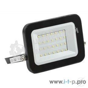 Прожектор Iek LPDO601-30-65-K02 СДО 06-30 светодиодный черный IP65 6500 K IEK
