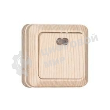 Выключатель 1-кл. ОП Олимп 10А с индик. сосна UNIVersal 5560827