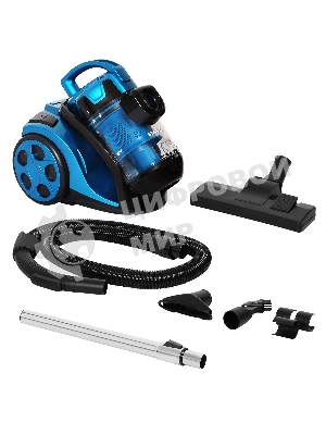 Пылесос Starwind SCV5630 голубой/черный, 350/2000 Вт, уборка сухая, пылесборник контейнер 2.5 л