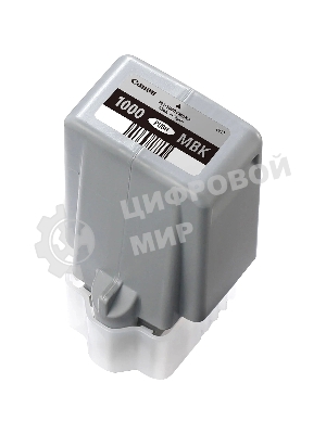Картридж струйный Canon PFI-1000 MBK для IJ SFP PRO-1000 WFG. Матовый черный. 80 мл.