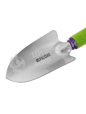 Совок посадочный широкий Palisad 85х300 мм, стальной, пластиковая рукоятка