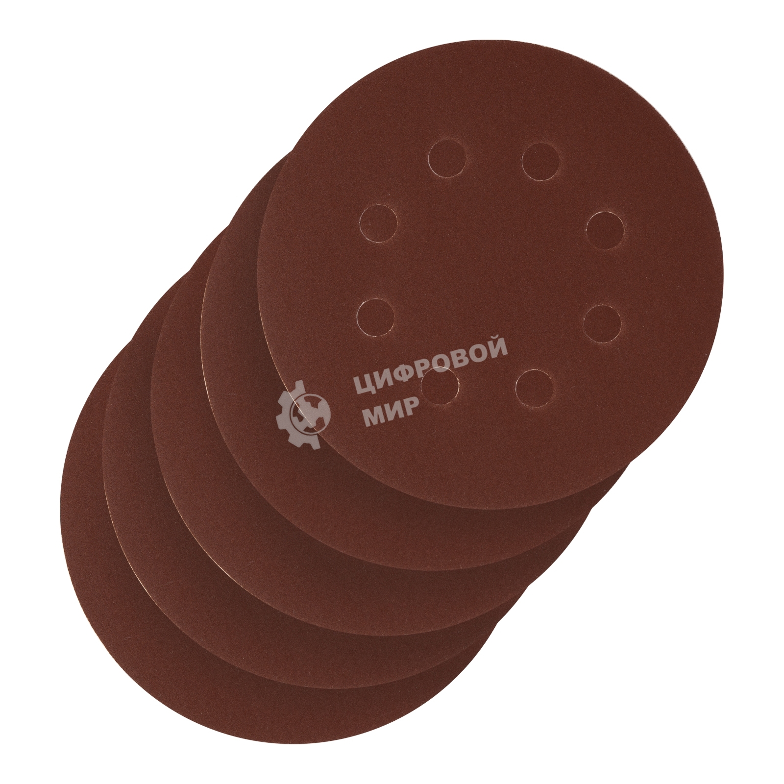 Круг абразивный Сибртех на ворсовой подложке под 