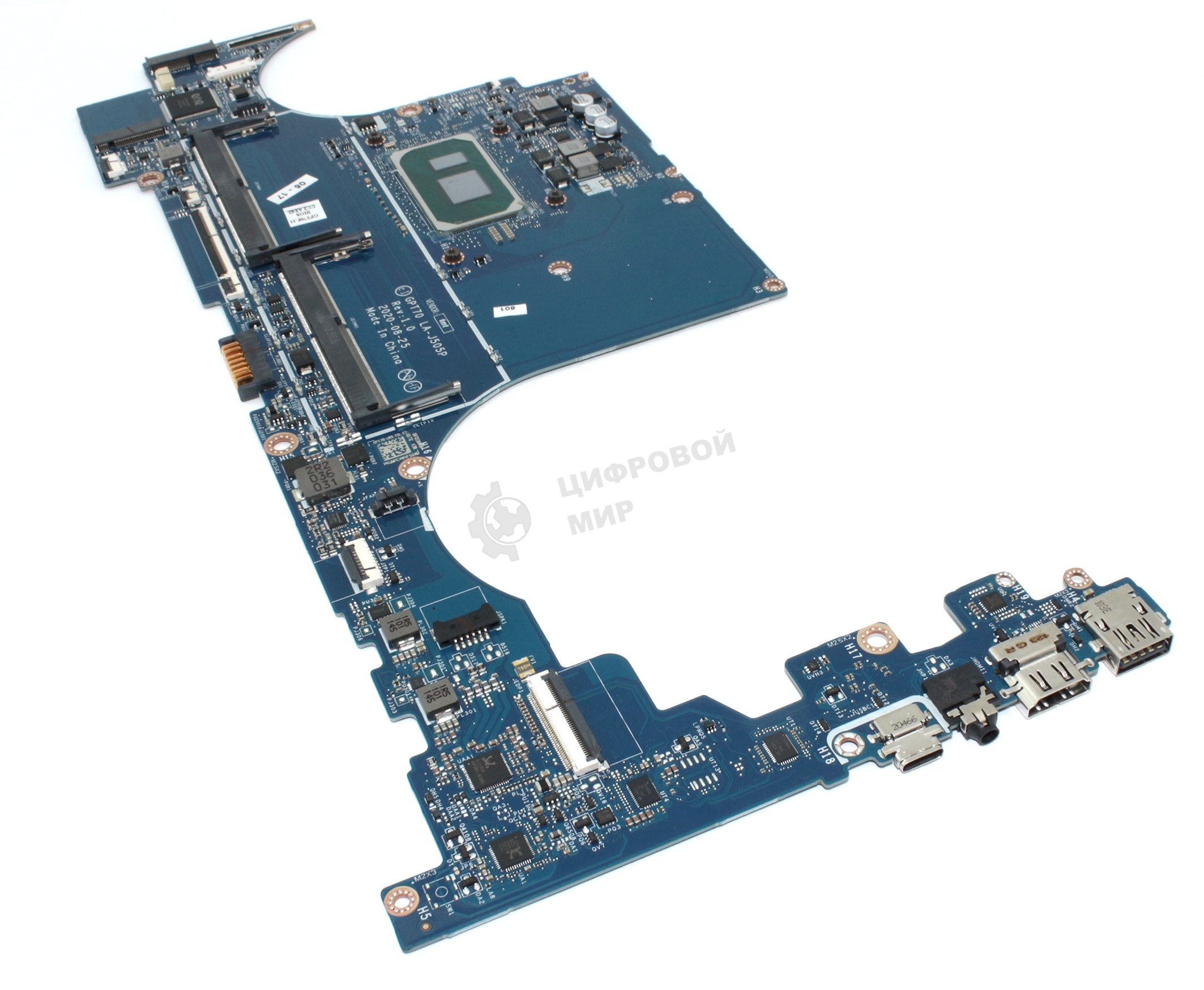 Материнская плата LA-J505P GPT70 HP Envy 17-CG i7-1165G7