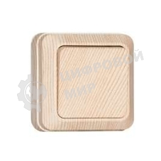 Выключатель проходной 1-кл. ОП Олимп 10А сосна UNIVersal 5560803