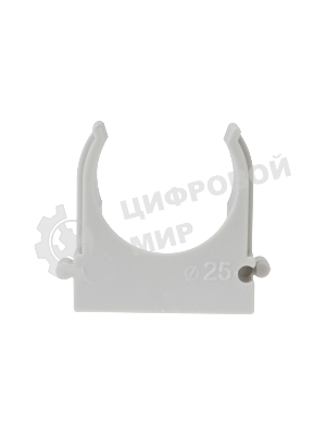 Крепеж-клипса для монтажного пистолета Rexant Ø 25 мм, серая (50 шт/уп)