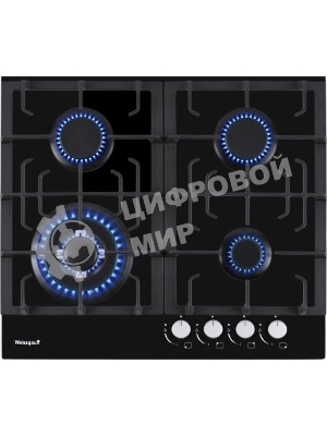 Газовая варочная панель Weissgauff HGG 641 BV Nano Matt Glass