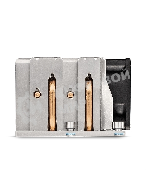 Кулер для процессора ExeGate ESNK-P0068AP4.PWM.2U.3647.Cu серебристый/черный, 60 мм, алюминий/медь, 6800 об/мин, 52 дБ, 4 pin, 205 Вт, 64.5 мм