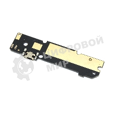 Нижняя плата (шлейф) с разъемом зарядки, разъемом SIM, микрофоном для Xiaomi Redmi Note 13 Pro 5G