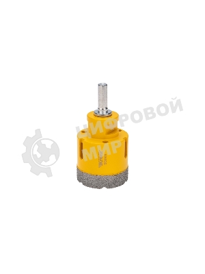 Коронка алмазная профессиональная по керамограниту и железобетону Kranz М14, вакуумное спекание, 50 мм, для УШМ