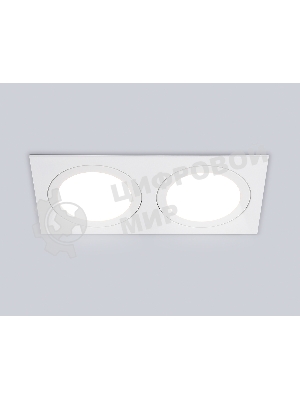 Светильник Ambrella light TN6612/2 WH белый IP44 GX53/2 max 15W 215*110*24
