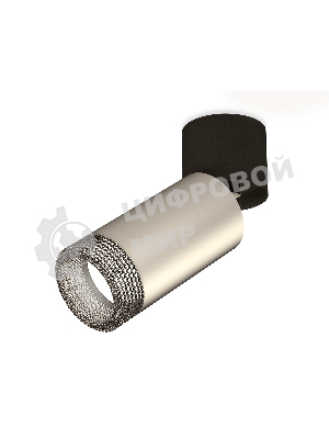 Светильник Ambrella Light XM6324041 SSL/BK/BK серебро песок/черный/тонированный (A2221, C6324, N6151)