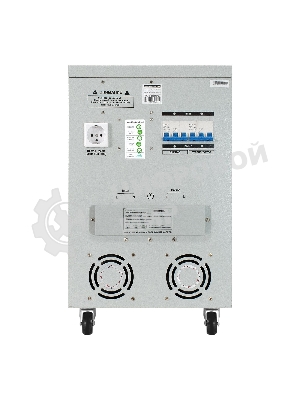 Стабилизатор напряжения ExeGate Expert Turbo AST-30000 (30000ВА, вход 45-280В, цветной дисплей, выход 220В±10%, КПД 98%, 5 уровней защиты, задержка, усиленный метал. корпус, 1*Schuko+клем.колодка, bypass, RTL)