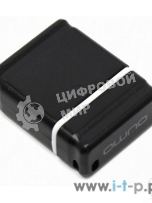 Флешка USB 2.0 QUMO 64Gb, NANO QM64GUD-NANO-B черный