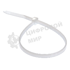 Хомут-стяжка кабельная нейлоновая Rexant 200 x 3,6 мм, белая, упаковка 100 шт.