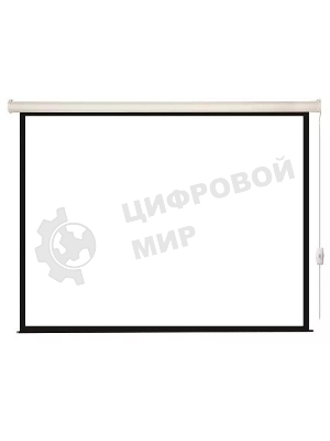 Экран с электроприводом Lumien Eco Control 153x203 см (раб. область 147х197 см) Matte White черная кайма по периметру 4:3