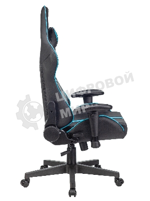 Кресло игровое A4Tech X7 GG-1200 черный/голубой искусственная кожа крестовина пластик