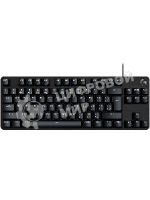Клавиатура проводная Logitech Gaming Keyboard G413 TKL SE Mechanical - RUS - USB - TACTILE SWITCH черный