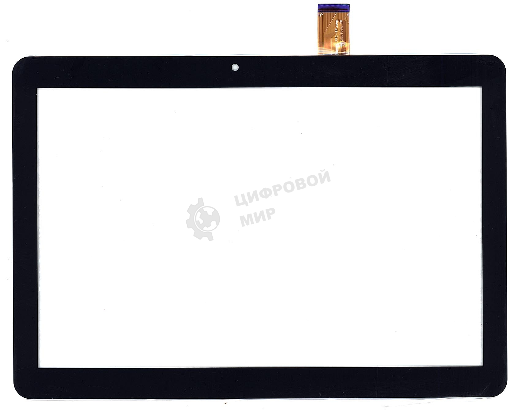 Сенсорное стекло (тачскрин) TurboPad 1016 4G, черное