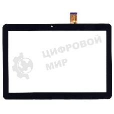 Сенсорное стекло (тачскрин) TurboPad 1016 4G, черное